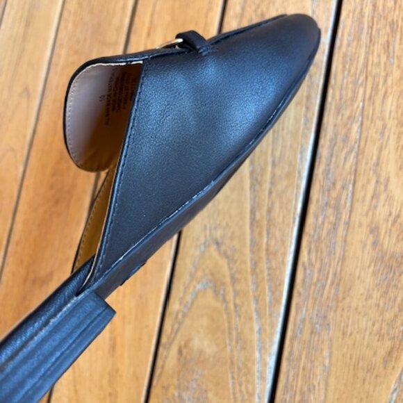 EUC Merona Women’s Black Mules Size 10 - Picture 9 of 16
